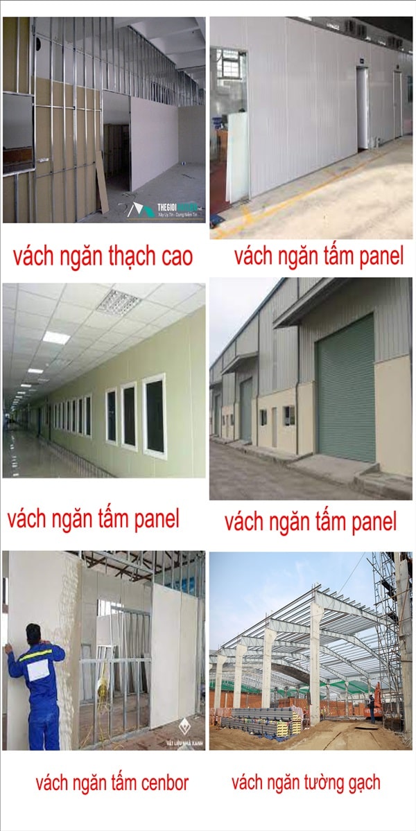 sửa vách ngăn nhà xưởng